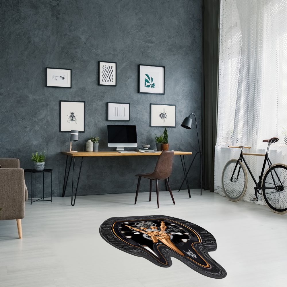Drip Rock n' Roll Watch Area / Throw Rug - GraphicRugs