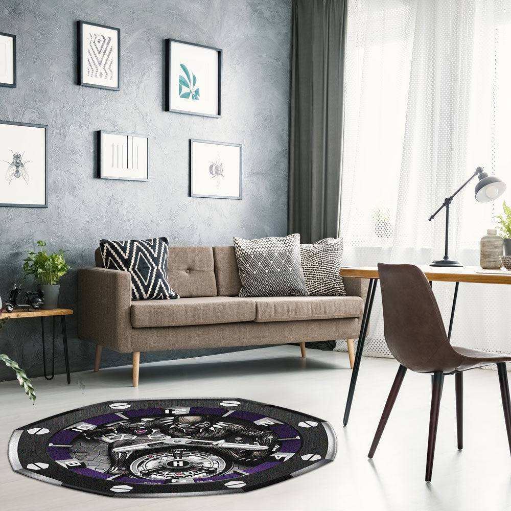AP BLACK PANTHER CONCEPT GRAPHIC RUG - GraphicRugs