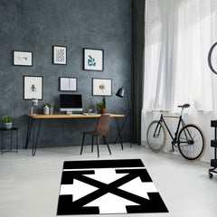 "ARROWS" GRAPHIC RUG - 5' X 4' - GraphicRugs