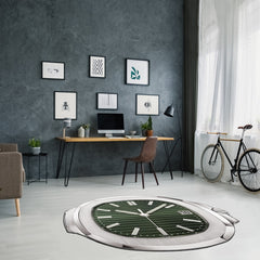 NAUTILUS 5711 GREEN GRAPHIC RUG - GraphicRugs